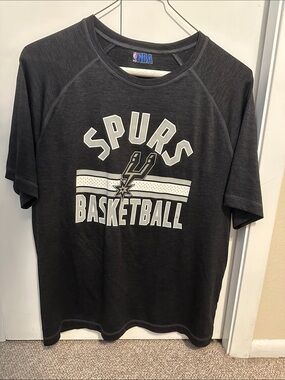 NBA Spurs Black and White Basketball Shirt